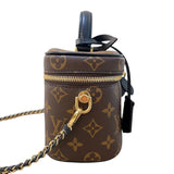 ルイ・ヴィトン LOUIS VUITTON ヴァニティNV PM M45165 ブラウン　ゴールド金具 モノグラム リバース レディース ハンドバッグ