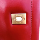 シャネル CHANEL ココマーク2WAYチェーンショルダー AS2054 レッドゴールド金具 シャイニーカーフスキン レディース ショルダーバッグ