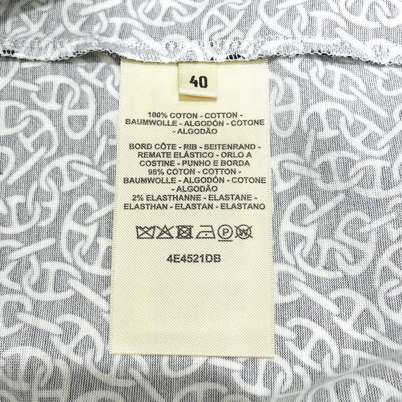 エルメス HERMES シェーヌダンクル柄Tシャツワンピース ネイビー コットン レディース ワンピース