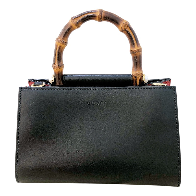 グッチ GUCCI バンブーニムフェア2WAYハンドバッグ 470271 ブラック/ゴールド金具 レザー レディース ハンドバッグ |  中古ブランドリユースショップ OKURA(おお蔵)