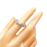 ティファニー TIFFANY＆CO ハードウェア スモール ダイヤリング 750WG、ダイヤモンド ジュエリー