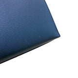 エルメス HERMES ケリー28 外縫い D刻（2019年製） ブルーインディゴ　ゴールド金具 エプソン レディース ハンドバッグ