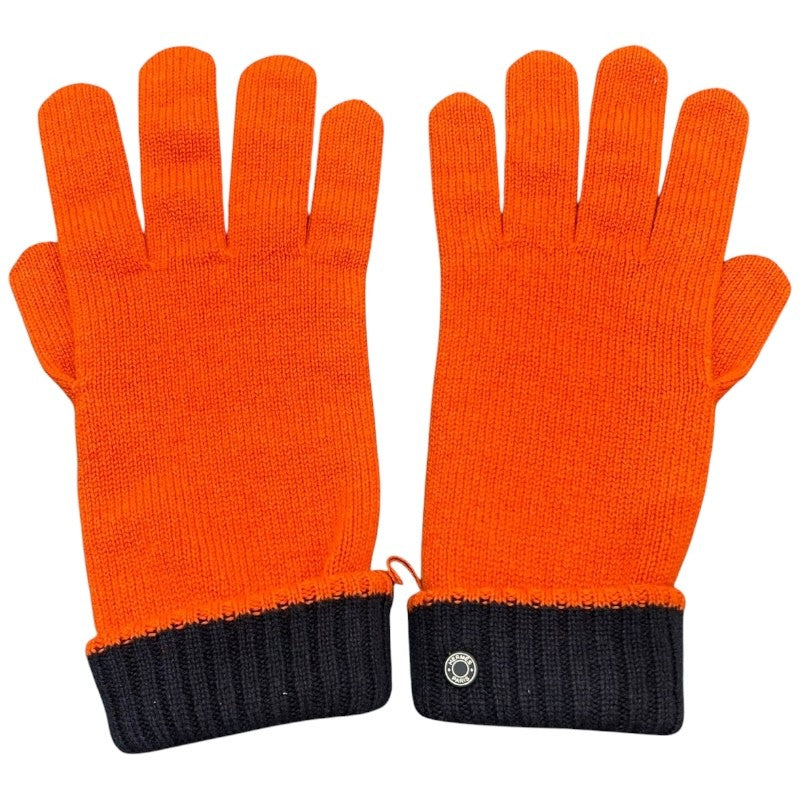 エルメス HERMES ユーゴ　カシミヤニット手袋 カシミヤ メンズ 手袋