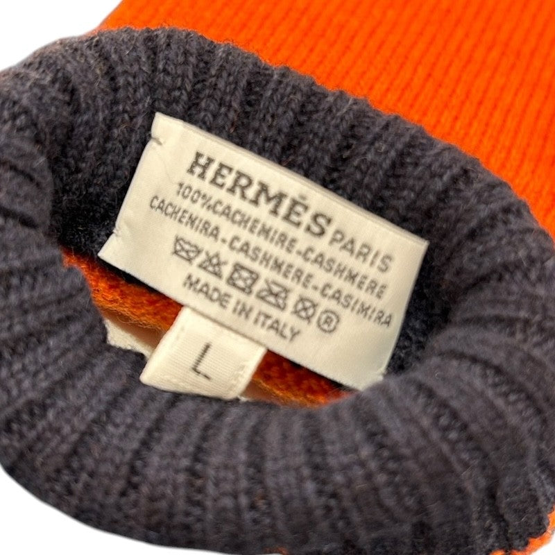 エルメス HERMES ユーゴ　カシミヤニット手袋 カシミヤ メンズ 手袋