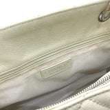 シャネル CHANEL GST チェーントートバッグ A50995 12番台 アイボリー シルバー金具 キャビアスキン レディース トートバッグ