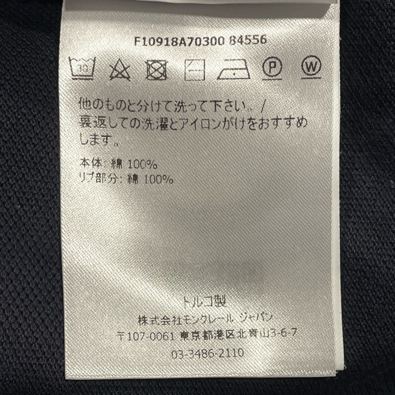 モンクレール MONCLER ロゴワッペンポロシャツ 8A703 ネイビー