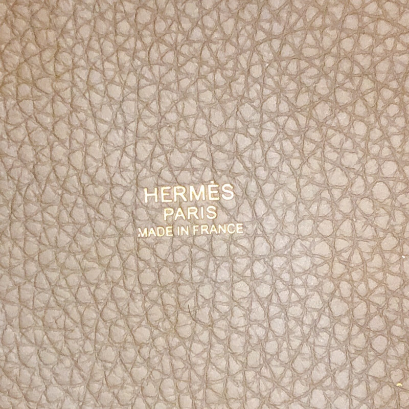 エルメス HERMES ピコタンロックPM U刻 グリメイヤー ゴールド金具 トリヨン レディース ハンドバッグ