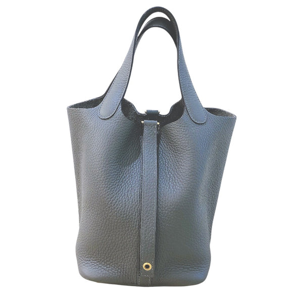 エルメス HERMES ピコタンロックPM U刻 グリメイヤー ゴールド金具 トリヨン レディース ハンドバッグ
