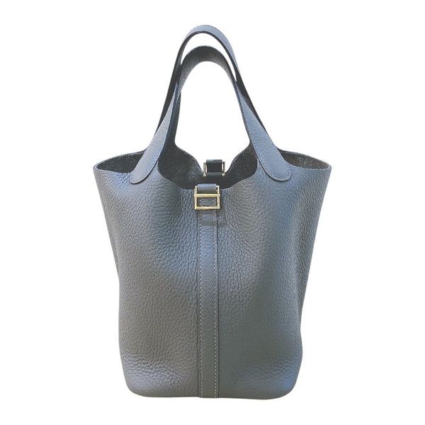 エルメス HERMES ピコタンロックPM U刻 グリメイヤー ゴールド金具 トリヨン レディース ハンドバッグ