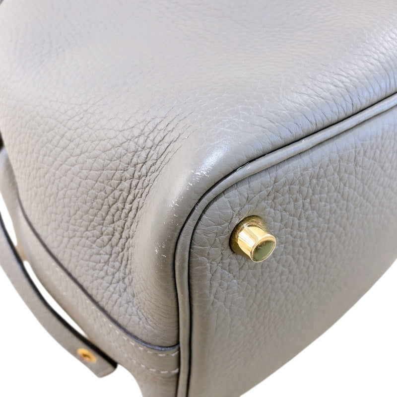 エルメス HERMES ピコタンロックPM U刻 グリメイヤー ゴールド金具 トリヨン レディース ハンドバッグ