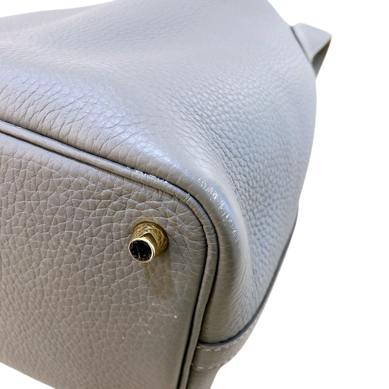 エルメス HERMES ピコタンロックPM U刻 グリメイヤー ゴールド金具 トリヨン レディース ハンドバッグ