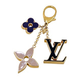 ルイ・ヴィトン LOUIS VUITTON バッグチャーム フルール ドゥ モノグラム メタル/GP アクセサリー