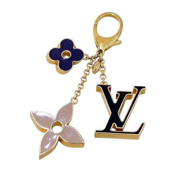 ルイ・ヴィトン LOUIS VUITTON バッグチャーム フルール ドゥ モノグラム メタル/GP アクセサリー