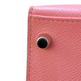 エルメス HERMES ケリー28 外縫い Y刻 ローズコンフェッティ シルバー金具 エプソン レディース ハンドバッグ