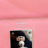 エルメス HERMES ケリー28 外縫い Y刻 ローズコンフェッティ シルバー金具 エプソン レディース ハンドバッグ