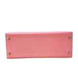 エルメス HERMES ケリー28 外縫い Y刻 ローズコンフェッティ シルバー金具 エプソン レディース ハンドバッグ