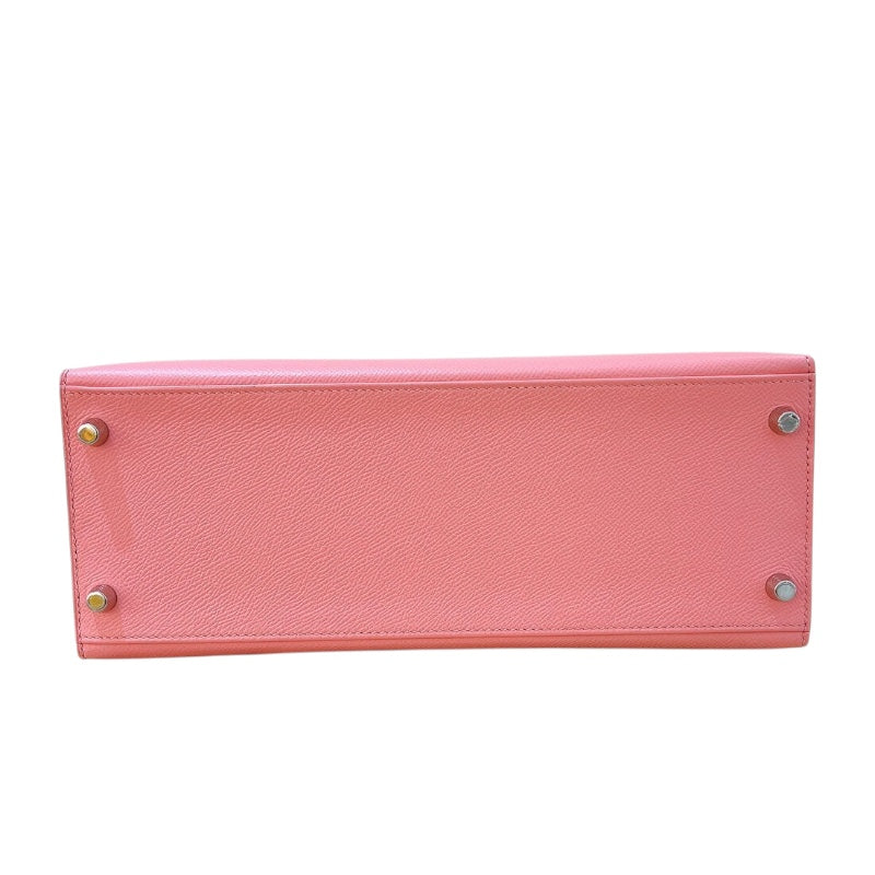 エルメス HERMES ケリー28 外縫い Y刻 ローズコンフェッティ シルバー金具 エプソン レディース ハンドバッグ