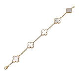 ヴァンクリーフ＆アーペル Van Cleef & Arpels ヴィンテージアルハンブラ　5Pブレス K18イエローゴールド ジュエリー