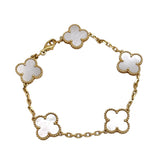 ヴァンクリーフ＆アーペル Van Cleef & Arpels ヴィンテージアルハンブラ　5Pブレス K18イエローゴールド ジュエリー