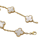 ヴァンクリーフ＆アーペル Van Cleef & Arpels ヴィンテージアルハンブラ　5Pブレス K18イエローゴールド ジュエリー