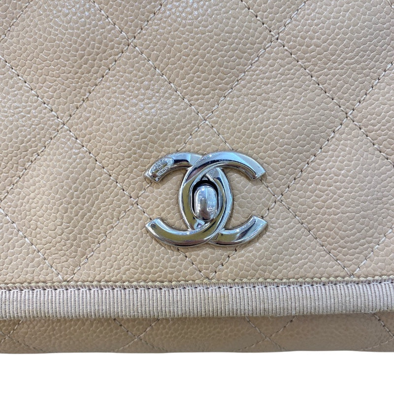 シャネル CHANEL ココマーク2WAYハンドバッグ キャビア/キャンバス レディース ハンドバッグ