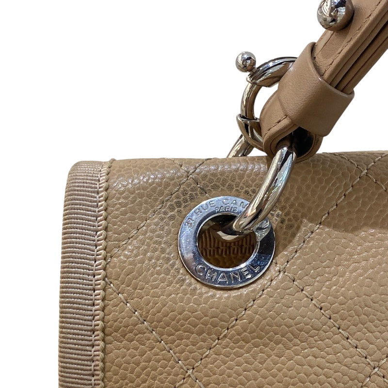 シャネル CHANEL ココマーク2WAYハンドバッグ キャビア/キャンバス レディース ハンドバッグ