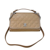 シャネル CHANEL ココマーク2WAYハンドバッグ キャビア/キャンバス レディース ハンドバッグ