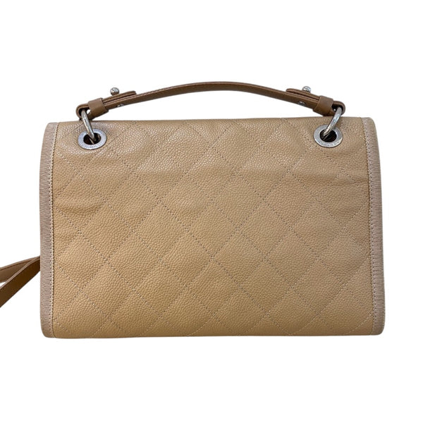 シャネル CHANEL ココマーク2WAYハンドバッグ キャビア/キャンバス レディース ハンドバッグ