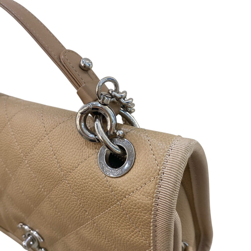 シャネル CHANEL ココマーク2WAYハンドバッグ キャビア/キャンバス レディース ハンドバッグ