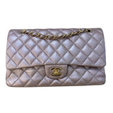 シャネル CHANEL マトラッセ A01112 メタリックピンク ゴールド金具 カーフ レディース ショルダーバッグ
