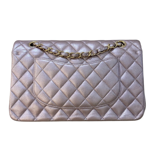 シャネル CHANEL マトラッセ A01112 メタリックピンク ゴールド金具 カーフ レディース ショルダーバッグ