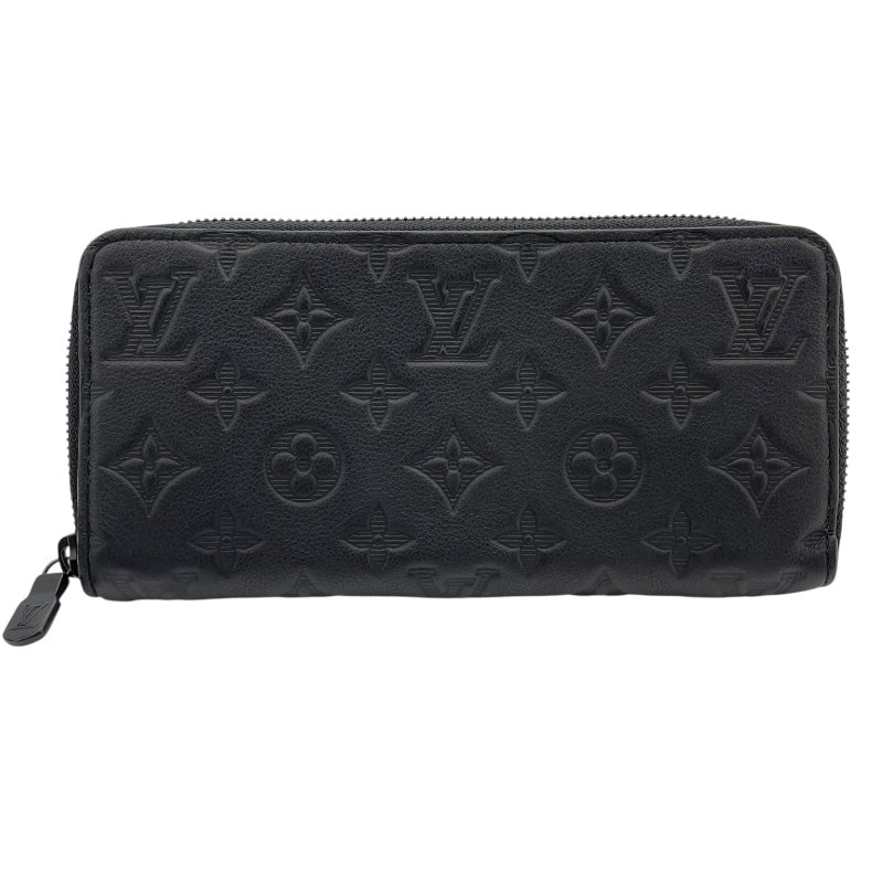 ルイ・ヴィトン LOUIS VUITTON ジッピーウォレット・ホリゾンタル M80333 ノワール モノグラム・シャドゥ メンズ 長財布