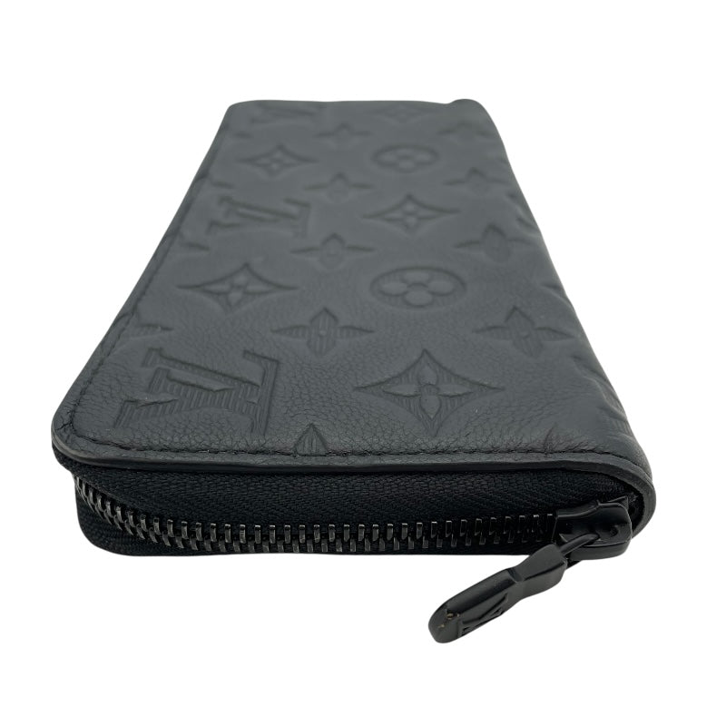 ルイ・ヴィトン LOUIS VUITTON ジッピーウォレット・ホリゾンタル M80333 ノワール モノグラム・シャドゥ メンズ 長財布