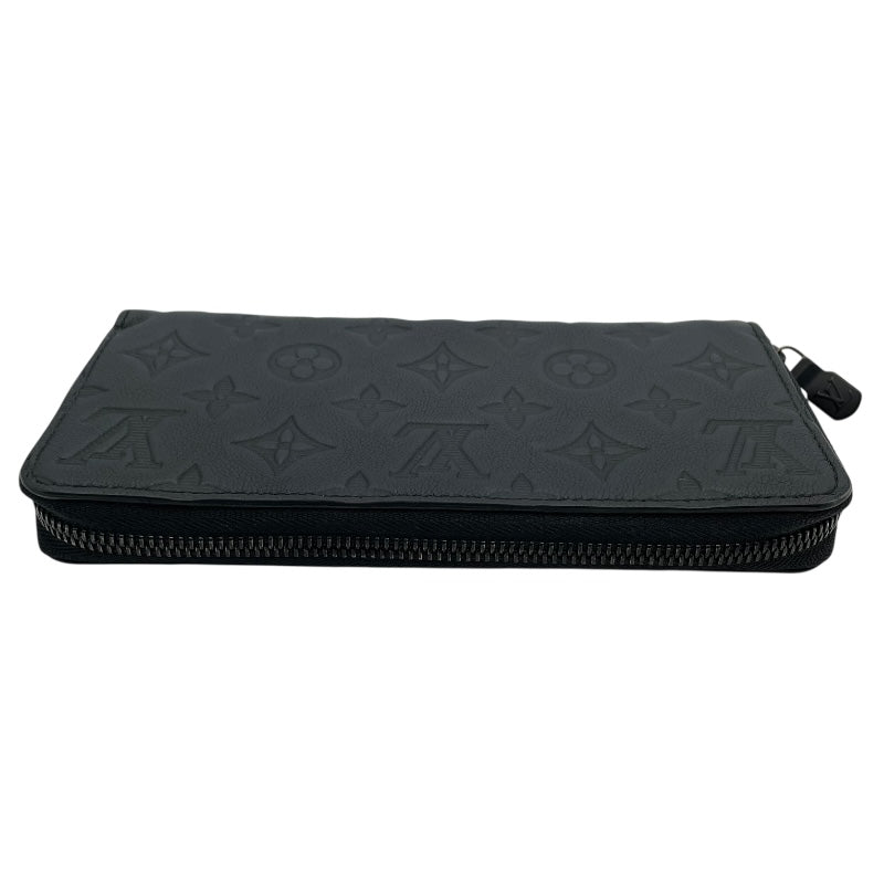 ルイ・ヴィトン LOUIS VUITTON ジッピーウォレット・ホリゾンタル M80333 ノワール モノグラム・シャドゥ メンズ 長財布
