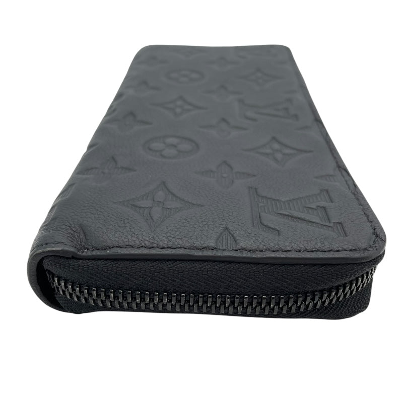 ルイ・ヴィトン LOUIS VUITTON ジッピーウォレット・ホリゾンタル M80333 ノワール モノグラム・シャドゥ メンズ 長財布