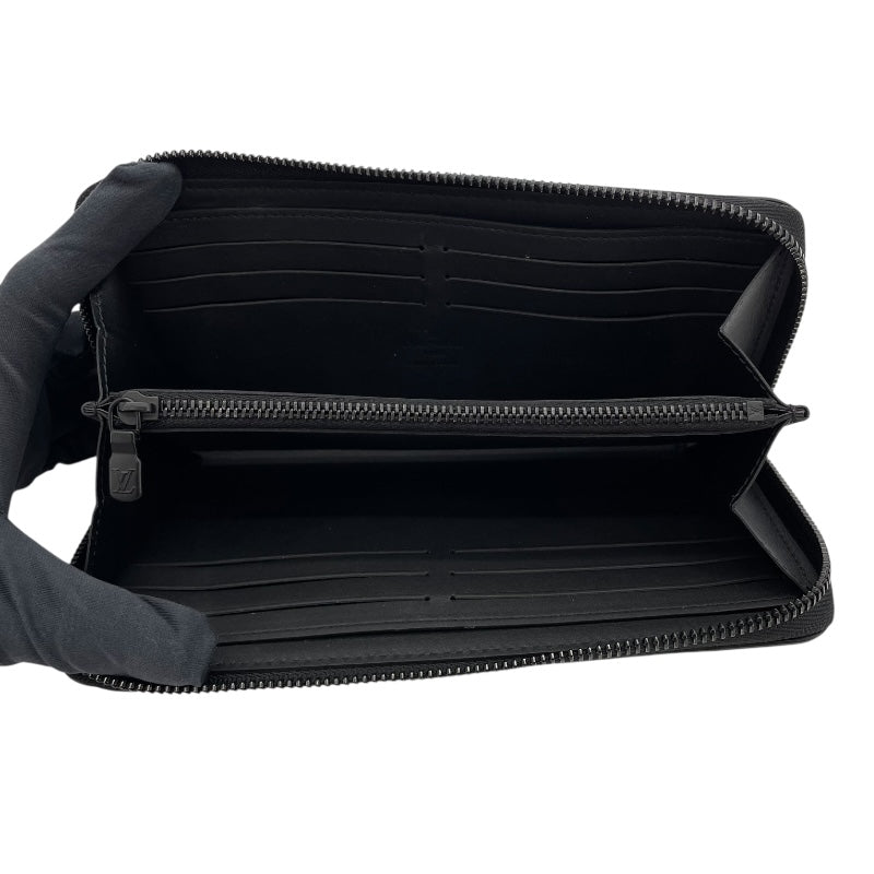 ルイ・ヴィトン LOUIS VUITTON ジッピーウォレット・ホリゾンタル M80333 ノワール モノグラム・シャドゥ メンズ 長財布