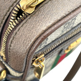 バレンシアガ BALENCIAGA ザ ハッカープロジェクト オフディアジップショルダー 680129 ブラウン PVC/レザー ユニセックス ショルダーバッグ
