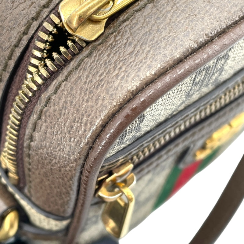 バレンシアガ BALENCIAGA ザ ハッカープロジェクト オフディアジップショルダー 680129 ブラウン PVC/レザー ユニセックス ショルダーバッグ