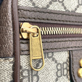 バレンシアガ BALENCIAGA ザ ハッカープロジェクト オフディアジップショルダー 680129 ブラウン PVC/レザー ユニセックス ショルダーバッグ