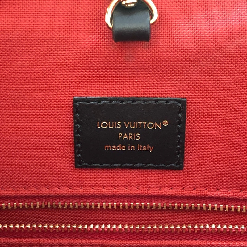 ルイ・ヴィトン LOUIS VUITTON オンザゴーGM M44576 ブラウン モノグラム ジャイアント・リバース レディース トートバッグ