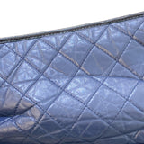 シャネル CHANEL ガブリエルドゥシャネルホーボー ラージ A93824 27番台 ネイビー/シルバー×ゴールド金具 カーフレザー レディース ショルダーバッグ