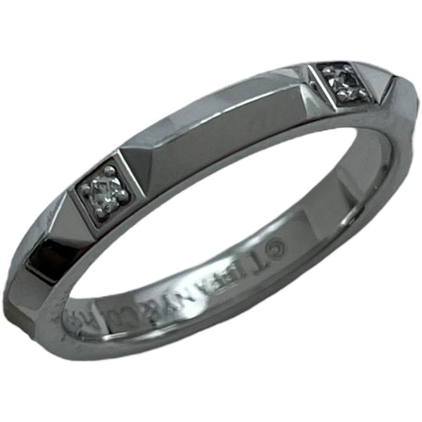 ティファニー TIFFANY＆CO トゥルーバンド 5P ダイヤリング プラチナ Pt950 ジュエリー