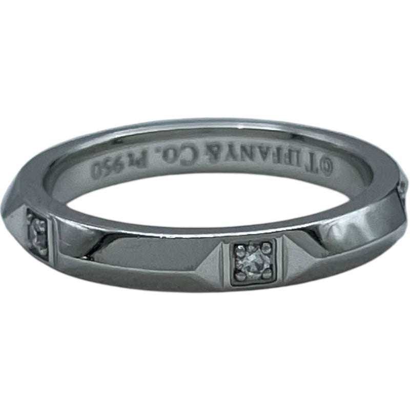 ティファニー TIFFANY＆CO トゥルーバンド 5P ダイヤリング プラチナ Pt950 ジュエリー