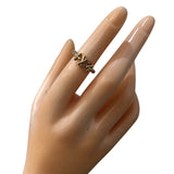 ルイ・ヴィトン LOUIS VUITTON リング・LVアイコニック ゴールド金具 メタル/ラインストーン アクセサリー