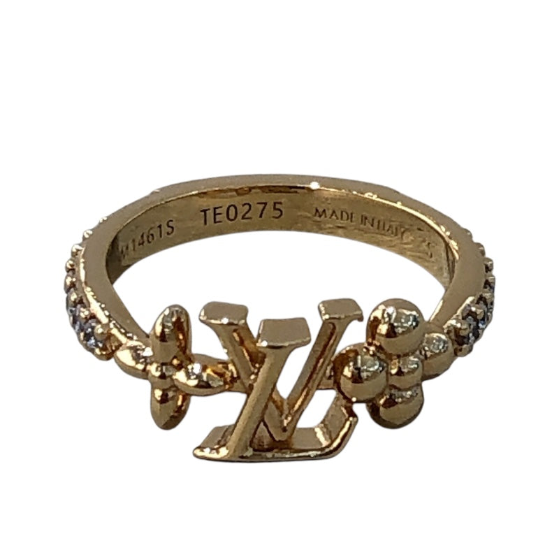 ルイ・ヴィトン LOUIS VUITTON リング・LVアイコニック ゴールド金具 メタル/ラインストーン アクセサリー