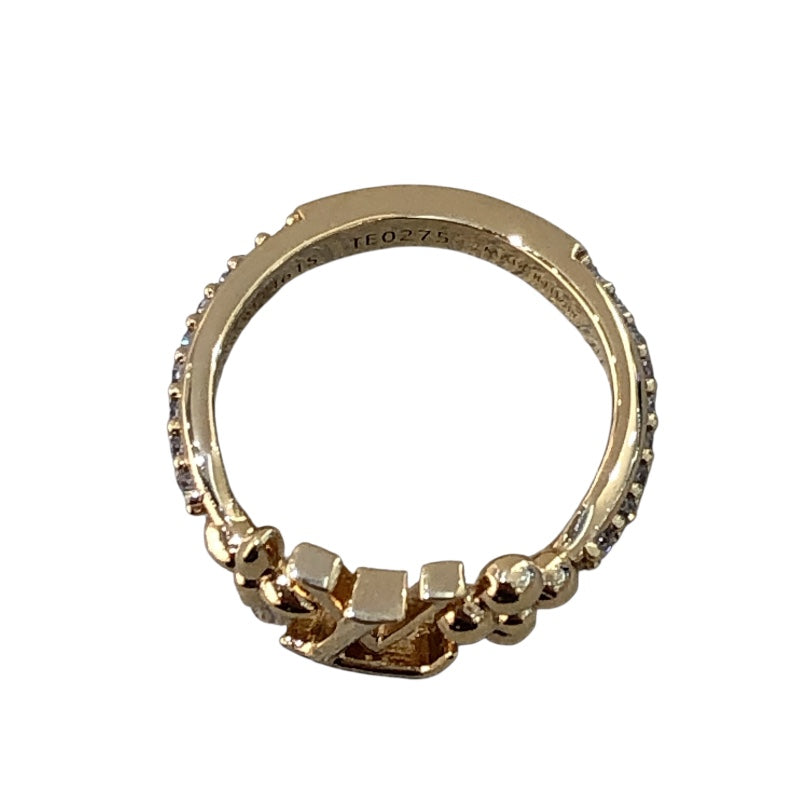 ルイ・ヴィトン LOUIS VUITTON リング・LVアイコニック ゴールド金具 メタル/ラインストーン アクセサリー