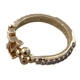 ルイ・ヴィトン LOUIS VUITTON リング・LVアイコニック ゴールド金具 メタル/ラインストーン アクセサリー