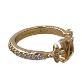 ルイ・ヴィトン LOUIS VUITTON リング・LVアイコニック ゴールド金具 メタル/ラインストーン アクセサリー