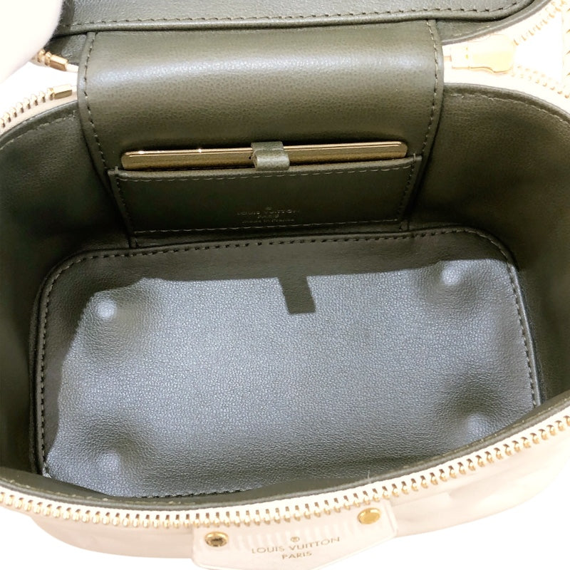 ルイ・ヴィトン LOUIS VUITTON ヴァニティPM M25219 ホワイト ゴールド金具 ラム レディース その他バッグ