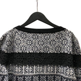 シャネル CHANEL ノルディック柄長袖ニットセーター P54481 ブラック モヘア レディース セーター